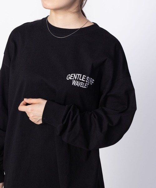 UNDERWRAPS(アンダーラップス)の「UNDERWRAPS アンダーラップス ロゴラウンドロンT 長袖 綿100%(Tシャツ/カットソー・レディース・チャコールグレー/ホワイト/ブラック/ライトピンク/オートミール/ブラウン・L/M)」の20枚目の写真