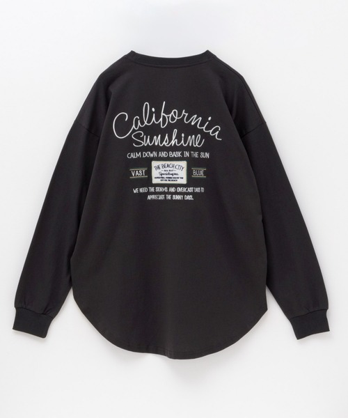 UNDERWRAPS(アンダーラップス)の「UNDERWRAPS アンダーラップス ロゴラウンドロンT 長袖 綿100%(Tシャツ/カットソー・レディース・チャコールグレー/ホワイト/ブラック/ライトピンク/オートミール/ブラウン・L/M)」の10枚目の写真