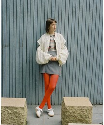 Ray BEAMS | 【15％ポイント還元キャンペーン対象】Ray BEAMS / 2way スリーブ ギャザー ブルゾン(ブルゾン)