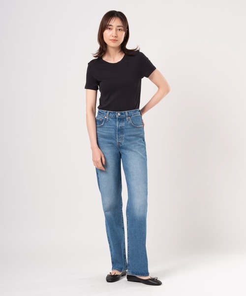 Levi's（リーバイス）の「Levi's/リーバイス エッセンシャル Tシャツ ブラック ANTHRACITE NIGHT（Tシャツ/カットソー・レディース・ブラック・XS/S/M/L）」の13枚目の写真