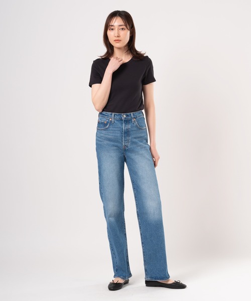 Levi's（リーバイス）の「Levi's/リーバイス エッセンシャル Tシャツ ブラック ANTHRACITE NIGHT（Tシャツ/カットソー・レディース・ブラック・XS/S/M/L）」の10枚目の写真