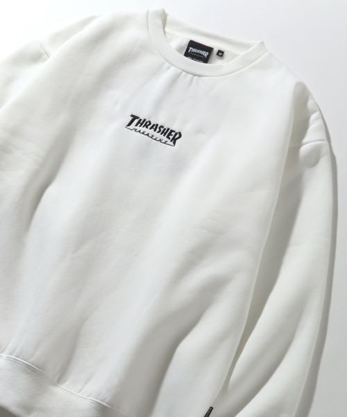 THRASHER(スラッシャー)の「【THRASHER/スラッシャー】裏起毛 バックプリント & 刺繍ロゴ クルーネック スウェット トレーナー(スウェット・メンズ・ネイビー/ブラック/アッシュグレー/ホワイト/ブラック系その他/グリーン/ホワイト系その他・M/XL/L)」の15枚目の写真