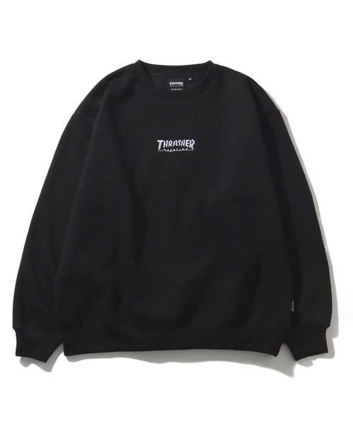 THRASHER(スラッシャー)の「【THRASHER/スラッシャー】裏起毛 バックプリント & 刺繍ロゴ クルーネック スウェット トレーナー(スウェット・メンズ・ネイビー/ブラック/アッシュグレー/ホワイト/ブラック系その他/グリーン/ホワイト系その他・M/XL/L)」の21枚目の写真