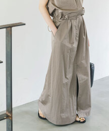 Noble | ヴィンテージタフタロングスリットスカート(スカート)