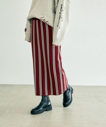 LEPSIM | 12ゲージストライプニットスカート　133262(スカート)