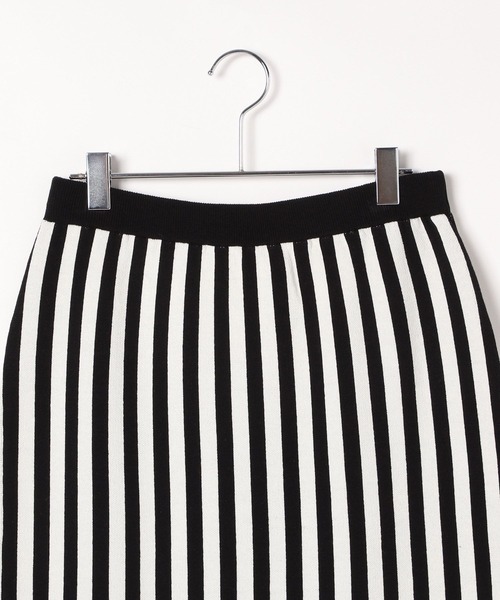LEPSIM（レプシィム）の「12ゲージストライプニットスカート
