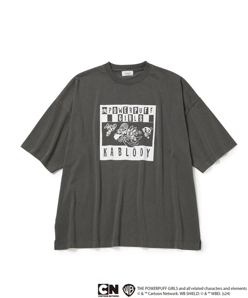 JUNRED（ジュンレッド）の「【 THE POWERPUFF GIRLS / パワーパフ ガールズ コラボ 】プリントTシャツ（Tシャツ/カットソー・メンズ・チャコールグレー/ホワイト/ブルー・L/M）」の3枚目の写真