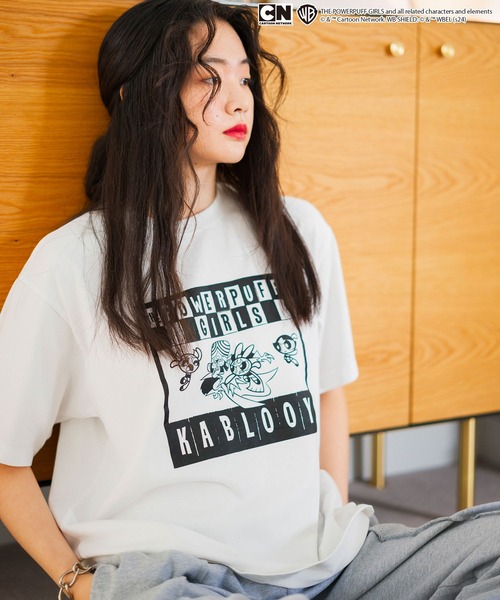 JUNRED（ジュンレッド）の「【 THE POWERPUFF GIRLS / パワーパフ ガールズ コラボ 】プリントTシャツ（Tシャツ/カットソー・メンズ・チャコールグレー/ホワイト/ブルー・L/M）」の17枚目の写真