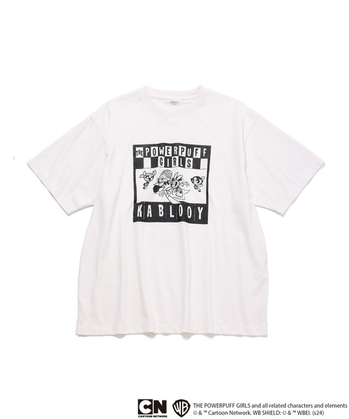 JUNRED（ジュンレッド）の「【 THE POWERPUFF GIRLS / パワーパフ ガールズ コラボ 】プリントTシャツ（Tシャツ/カットソー・メンズ・チャコールグレー/ホワイト/ブルー・L/M）」の10枚目の写真