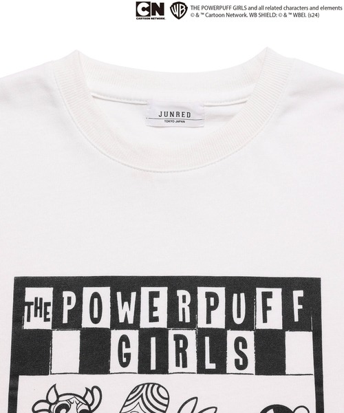 JUNRED（ジュンレッド）の「【 THE POWERPUFF GIRLS / パワーパフ ガールズ コラボ 】プリントTシャツ（Tシャツ/カットソー・メンズ・チャコールグレー/ホワイト/ブルー・L/M）」の8枚目の写真