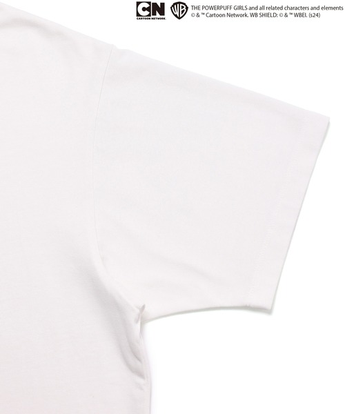 JUNRED（ジュンレッド）の「【 THE POWERPUFF GIRLS / パワーパフ ガールズ コラボ 】プリントTシャツ（Tシャツ/カットソー・メンズ・チャコールグレー/ホワイト/ブルー・L/M）」の6枚目の写真
