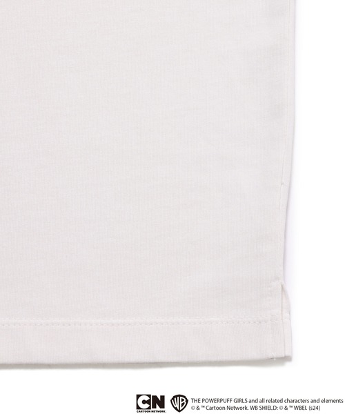 JUNRED（ジュンレッド）の「【 THE POWERPUFF GIRLS / パワーパフ ガールズ コラボ 】プリントTシャツ（Tシャツ/カットソー・メンズ・チャコールグレー/ホワイト/ブルー・L/M）」の5枚目の写真