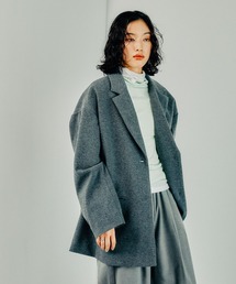 LEPSIM | ウーリーテックジャケットミドルコート　116901(その他アウター)