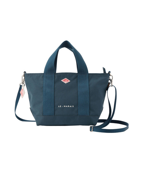 DANTON(ダントン)の「CORDURA CANVAS 2WAY TOTE BAG〈LE-MARAIS〉(トートバッグ・レディース・グレイッシュベージュ/ブラック/ダークグレー/マスタード/ブルー系その他/ダークグリーン・-)」の5枚目の写真