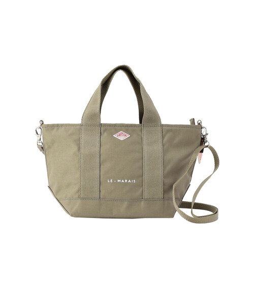 DANTON(ダントン)の「CORDURA CANVAS 2WAY TOTE BAG〈LE-MARAIS〉(トートバッグ・レディース・グレイッシュベージュ/ブラック/ダークグレー/マスタード/ブルー系その他/ダークグリーン・-)」の3枚目の写真
