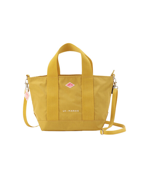 DANTON(ダントン)の「CORDURA CANVAS 2WAY TOTE BAG〈LE-MARAIS〉(トートバッグ・レディース・グレイッシュベージュ/ブラック/ダークグレー/マスタード/ブルー系その他/ダークグリーン・-)」の6枚目の写真