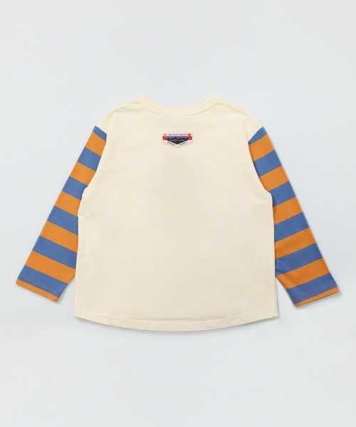 SKAPE（エスケープ）の「ﾎﾞｰｲｽｶｳﾄﾛﾝT（Tシャツ/カットソー・キッズ・ホワイト/イエロー・80ｃｍ/90cm/100cm/110cm/120cm/130cm）」の12枚目の写真