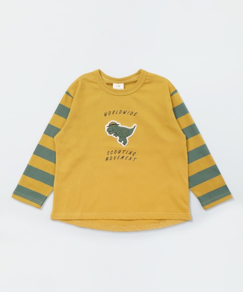 SKAPE（エスケープ）の「ﾎﾞｰｲｽｶｳﾄﾛﾝT（Tシャツ/カットソー・キッズ・ホワイト/イエロー・80ｃｍ/90cm/100cm/110cm/120cm/130cm）」の13枚目の写真