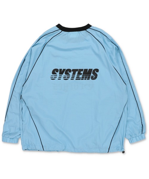 SPINNS（スピンズ）の「ストリート＆グランジ/ゲームシャツデザインナイロンプルオーバー パイピング（スウェット・メンズ・ネイビー/ワイン/ブラック/ブルー/オフホワイト・ONESIZE）」の14枚目の写真