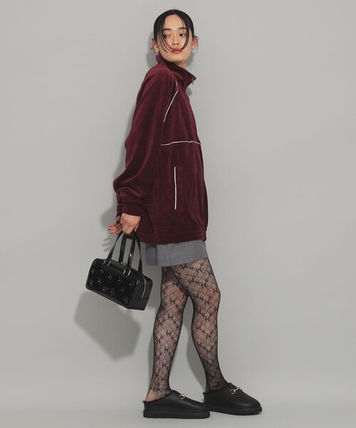 Ray BEAMS（レイビームス）の「カット アウト ミニスカート（スカート・レディース・シルバー/ブラック・0/1）」の6枚目の写真