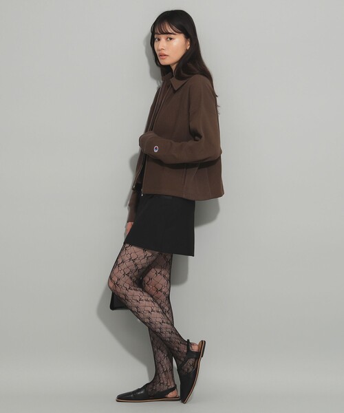 Ray BEAMS（レイビームス）の「カット アウト ミニスカート（スカート・レディース・シルバー/ブラック・0/1）」の9枚目の写真