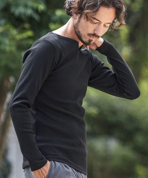 mlt4854- ヘビーウエイトフライスキーネックカットソー（Tシャツ
