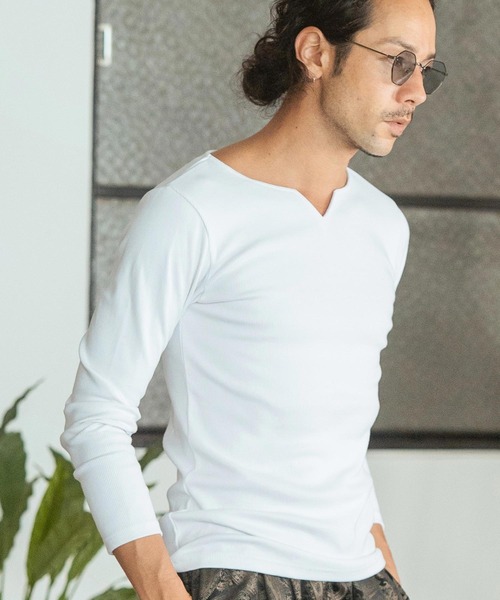mlt4854- ヘビーウエイトフライスキーネックカットソー（Tシャツ