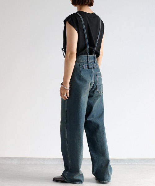 cepo(セポ)の「マルチワークサスペンダーデニムパンツ(デニムパンツ・レディース・ブルー系2/ブルー系1・L/M/S)」の10枚目の写真