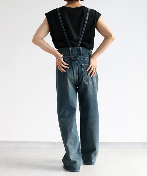 cepo(セポ)の「マルチワークサスペンダーデニムパンツ(デニムパンツ・レディース・ブルー系2/ブルー系1・L/M/S)」の13枚目の写真