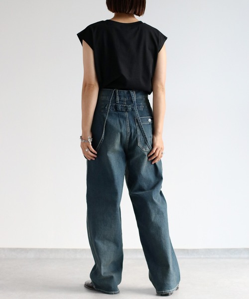 cepo(セポ)の「マルチワークサスペンダーデニムパンツ(デニムパンツ・レディース・ブルー系2/ブルー系1・L/M/S)」の12枚目の写真
