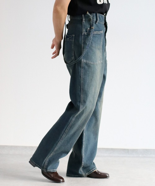 cepo(セポ)の「マルチワークサスペンダーデニムパンツ(デニムパンツ・レディース・ブルー系2/ブルー系1・L/M/S)」の6枚目の写真