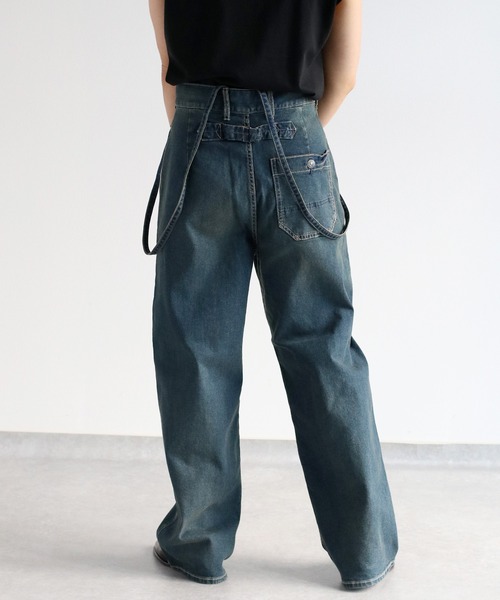 cepo(セポ)の「マルチワークサスペンダーデニムパンツ(デニムパンツ・レディース・ブルー系2/ブルー系1・L/M/S)」の5枚目の写真
