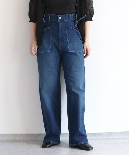 cepo(セポ)の「マルチワークサスペンダーデニムパンツ(デニムパンツ・レディース・ブルー系2/ブルー系1・L/M/S)」の19枚目の写真