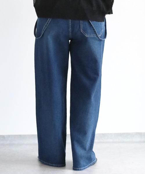cepo(セポ)の「マルチワークサスペンダーデニムパンツ(デニムパンツ・レディース・ブルー系2/ブルー系1・L/M/S)」の22枚目の写真