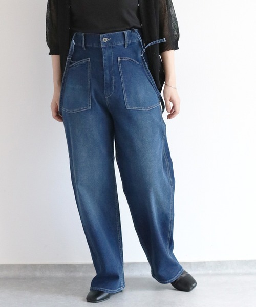 セール】マルチワークサスペンダーデニムパンツ（デニムパンツ
