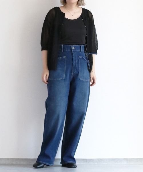 HELLO LUPO サスペンダー付きデニムパンツ 6/7 s16_P18T7J.jpg?$itemSlide$