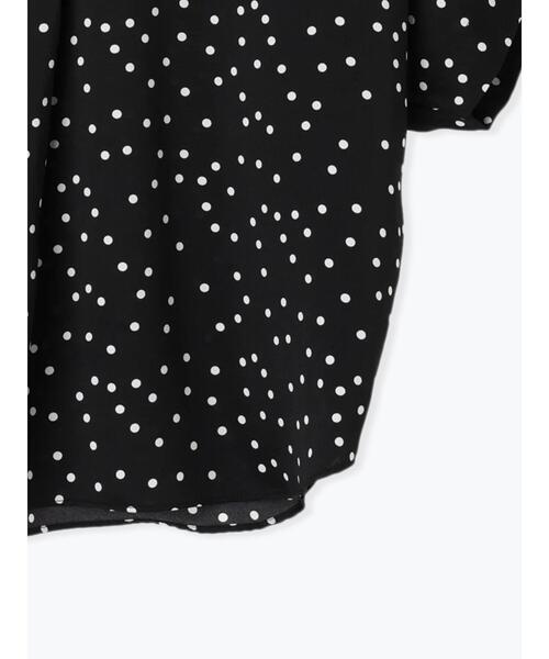 Te chichi TERRASSE（テチチテラス）の「【イージーケア】ドルマンスキッパーブラウス（シャツ/ブラウス・レディース・チャコールグレー/ブラック/モカ・F）」の16枚目の写真