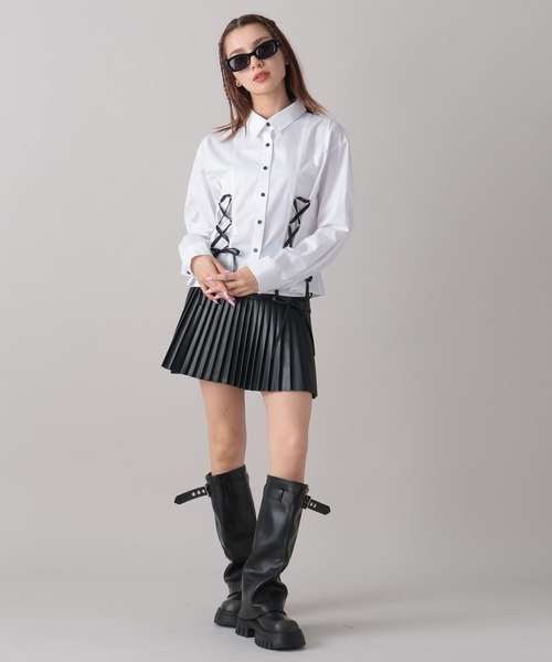 FOREVER 21（フォーエバー トゥエンティーワン）の「【2024FW】アソートプリーツミニスカート（スカート・レディース・ブラック/レッド/グレー/グリーン・MEDIUM/SMALL）」の15枚目の写真