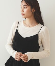OPAQUE.CLIP | シアーコットン クルーネックカットソー【洗濯機洗い可】(Tシャツ/カットソー)