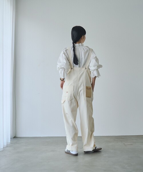 SMITH'S（スミス）の「SMITH’S（スミス）別注サロペット（サロペット/オーバーオール・レディース・ブラック/ナチュラル/コバルトブルー・L/M）」の16枚目の写真