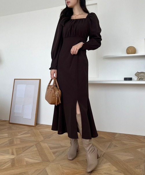 one after another NICE CLAUP（ワンアフターアナザーナイスクラップ）の「エンボスミニボストンバッグ（ボストンバッグ・レディース・アイボリー/ブラウン/キャメル・FREE）」の12枚目の写真