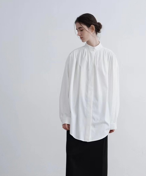 aimoha(アイモハ)の「【moyo】ビッグシルエット プリーツシャツ(シャツ/ブラウス・レディース・ブラック/ホワイト・SMALL/MEDIUM)」の19枚目の写真