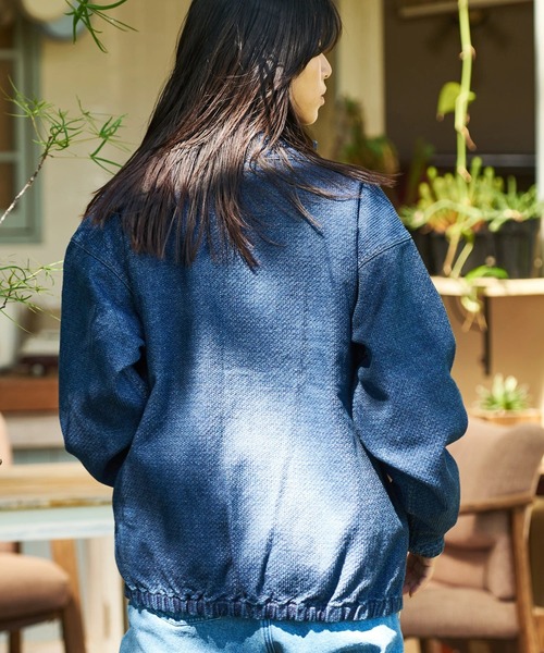 AOZORA（アオゾラ）の「AOZORA/アオゾラ 刺子デニムWzipスタンド