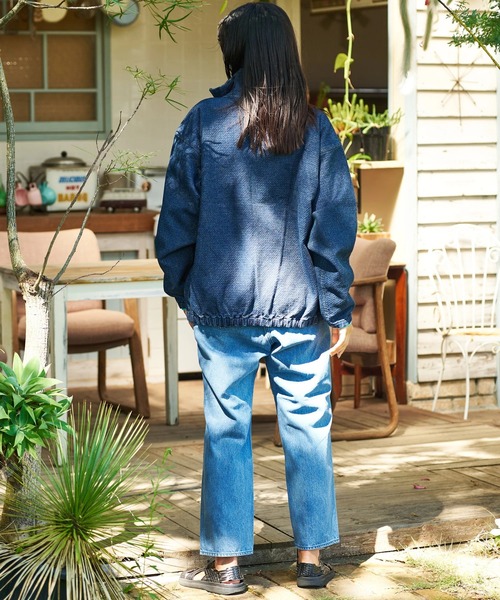 AOZORA（アオゾラ）の「AOZORA/アオゾラ 刺子デニムWzipスタンド