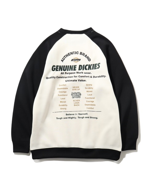 Dickies(ディッキーズ)の「【GENUINE DICKIES/ジェニュインディッキーズ】 裏起毛 バック デザイン ラグラントレーナー(スウェット・メンズ・ブラック/ブルー/グリーン・M/L/XL)」の19枚目の写真