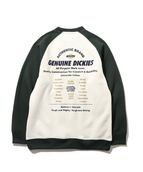 Dickies(ディッキーズ)の「【GENUINE DICKIES/ジェニュインディッキーズ】 裏起毛 バック デザイン ラグラントレーナー(スウェット・メンズ・ブラック/ブルー/グリーン・M/L/XL)」の21枚目の写真