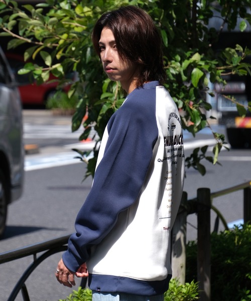 Dickies(ディッキーズ)の「【GENUINE DICKIES/ジェニュインディッキーズ】 裏起毛 バック デザイン ラグラントレーナー(スウェット・メンズ・ブラック/ブルー/グリーン・M/L/XL)」の15枚目の写真