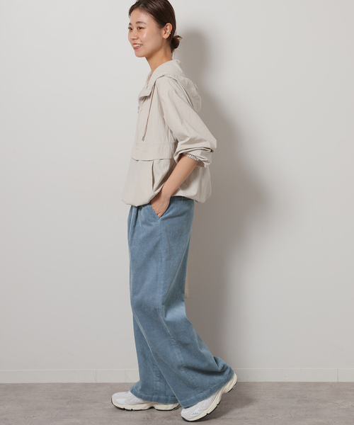 JOURNAL STANDARD relume（ジャーナルスタンダード　レリューム）の「ウォッシャブルコーデュロイタックワイドパンツ（その他パンツ・レディース・サックスブルー/チャコールグレー/ホワイト・36/38/40）」の19枚目の写真