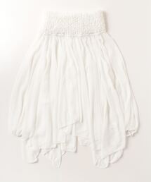 シフォンオフショルトップス