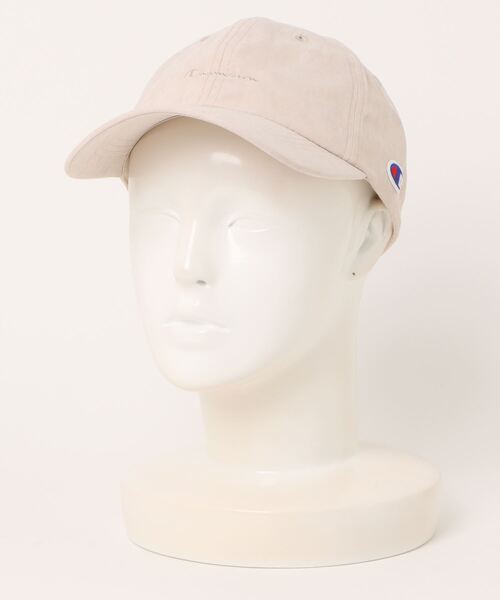 Champion（チャンピオン）の「【Champion】ピーチスエードキャップ 381-0202（キャップ・レディース・ブラック/アイボリー/ピンク・FREE）」の2枚目の写真